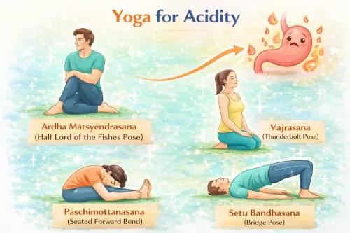 Yoga for Acidity: Gentle Poses, Pranayama and Safe Practice